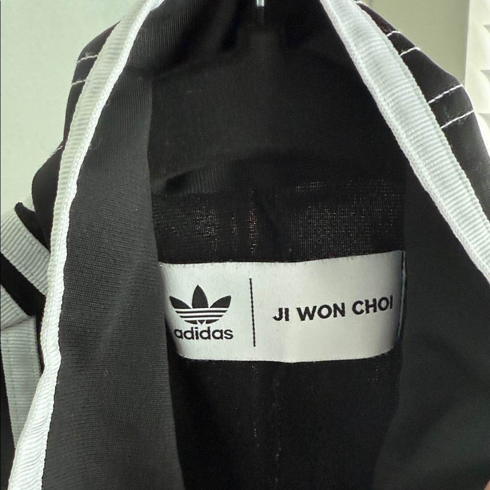 adidas Black and White Striped Jumpsuit - Picture 2 of 5